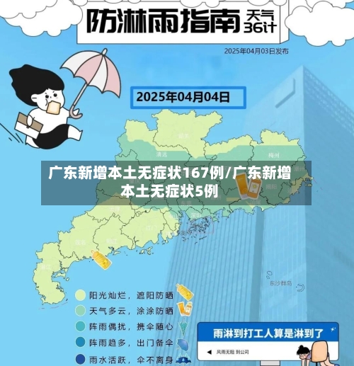 广东新增本土无症状167例/广东新增本土无症状5例