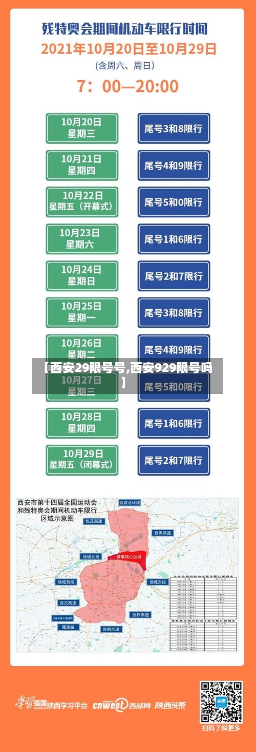 【西安29限号号,西安929限号吗】-第2张图片