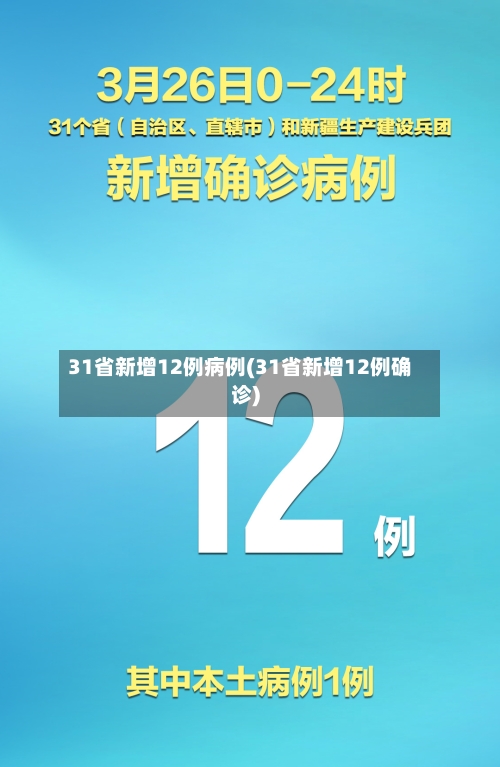 31省新增12例病例(31省新增12例确诊)-第2张图片