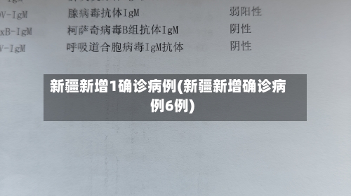 新疆新增1确诊病例(新疆新增确诊病例6例)-第2张图片