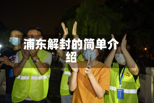 浦东解封的简单介绍-第2张图片