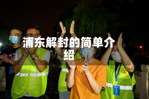 浦东解封的简单介绍-第3张图片