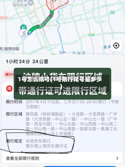 1号怎么限号(1号限行尾号是多少)