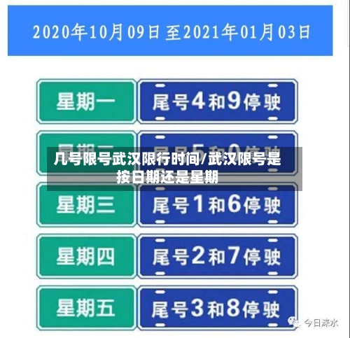 几号限号武汉限行时间/武汉限号是按日期还是星期-第2张图片