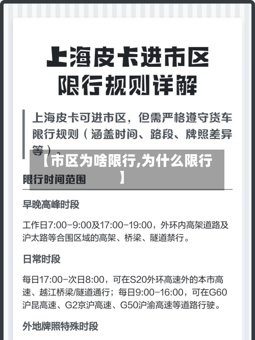 【市区为啥限行,为什么限行】