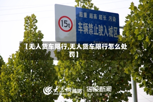 【无人货车限行,无人货车限行怎么处罚】-第2张图片