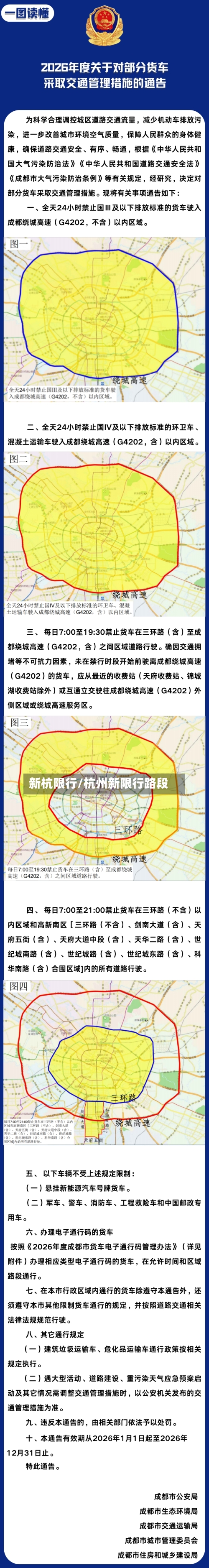 新杭限行/杭州新限行路段-第2张图片
