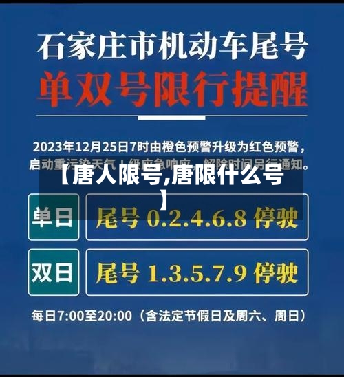 【唐人限号,唐限什么号】-第2张图片