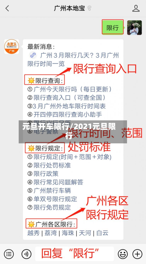 元旦开车限行/2021元旦限行