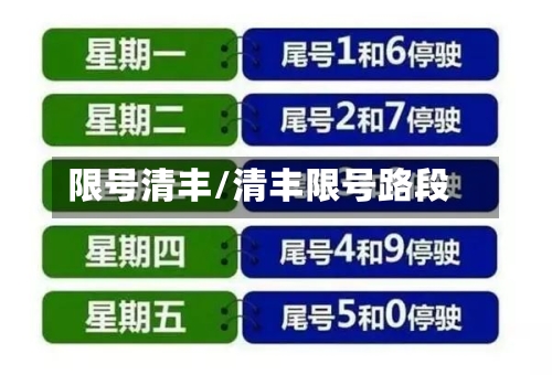 限号清丰/清丰限号路段-第2张图片