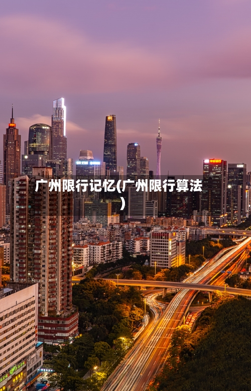 广州限行记忆(广州限行算法)-第2张图片
