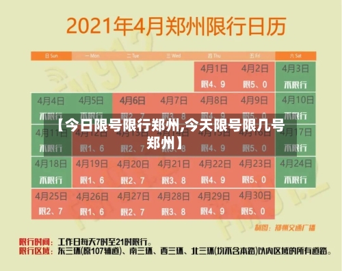 【今日限号限行郑州,今天限号限几号郑州】-第2张图片