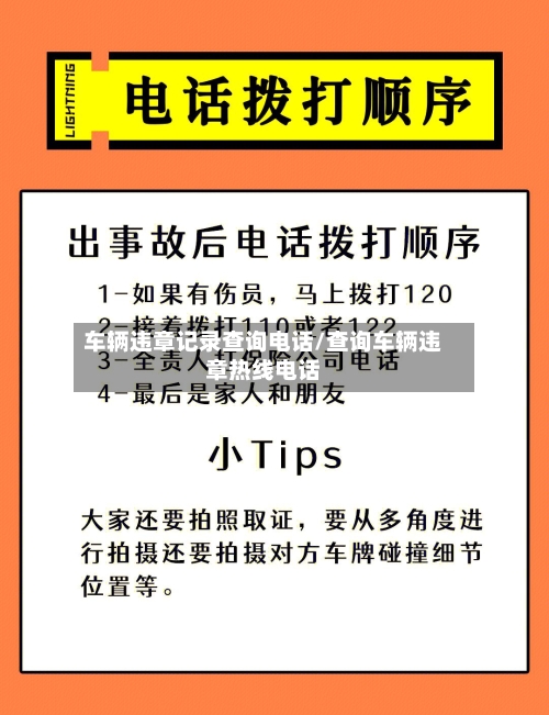 车辆违章记录查询电话/查询车辆违章热线电话-第3张图片