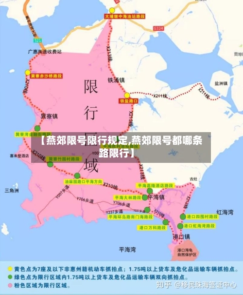 【燕郊限号限行规定,燕郊限号都哪条路限行】