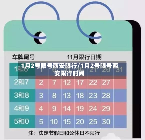 1月2号限号西安限行/1月2号限号西安限行时间