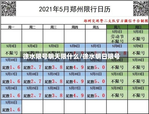 徐水限号明天限什么/徐水明日限号-第2张图片