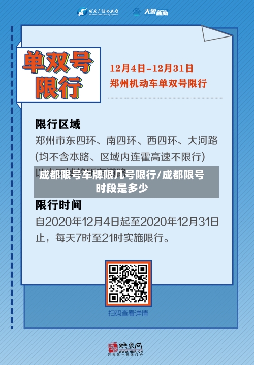 成都限号车牌限几号限行/成都限号时段是多少-第2张图片
