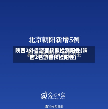 陕西2外省游客核酸检测阳性(陕西2名游客核检阳性)-第3张图片