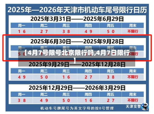 【4月7号限号北京限行吗,4月7日限行】-第2张图片