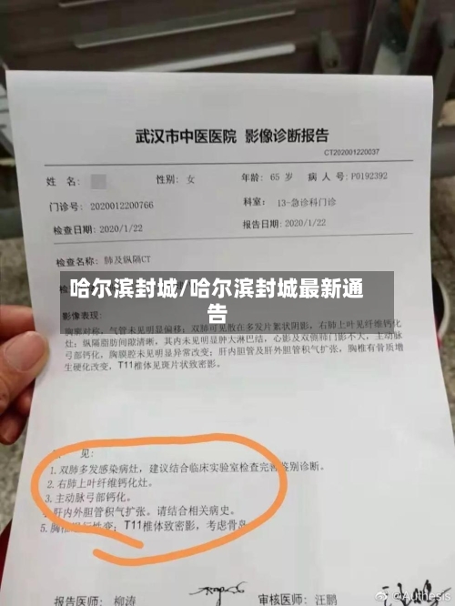 哈尔滨封城/哈尔滨封城最新通告-第2张图片