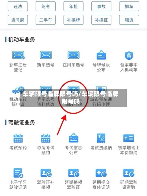 车辆限号临牌限号吗/车辆限号临牌限号吗-第2张图片