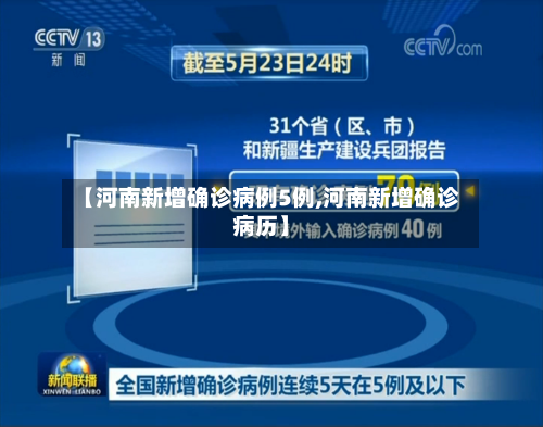 【河南新增确诊病例5例,河南新增确诊病历】