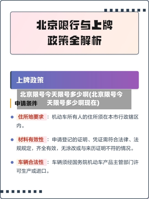 北京限号今天限号多少啊(北京限号今天限号多少啊现在)