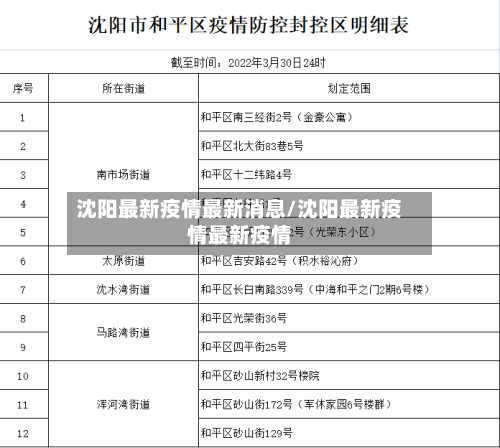 沈阳最新疫情最新消息/沈阳最新疫情最新疫情-第2张图片