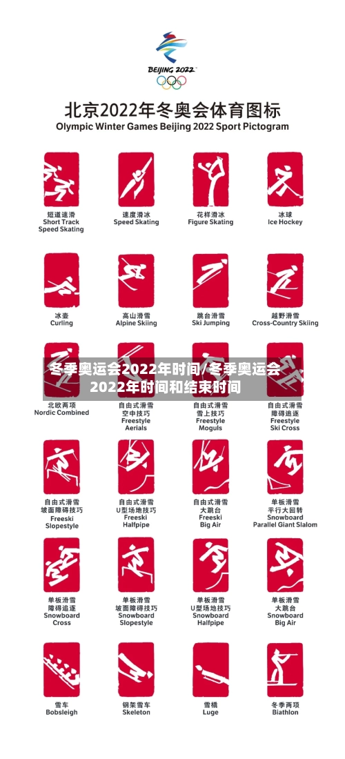 冬季奥运会2022年时间/冬季奥运会2022年时间和结束时间-第3张图片
