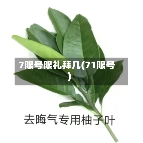 7限号限礼拜几(71限号)
