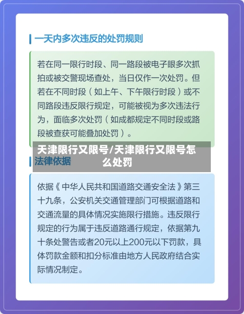 天津限行又限号/天津限行又限号怎么处罚