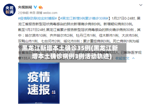 黑龙江新增本土确诊35例(黑龙江新增本土确诊病例3例活动轨迹)-第2张图片