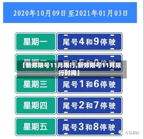 【新郑限号11月限行,新郑限号11月限行时间】