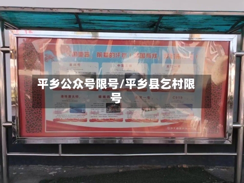平乡公众号限号/平乡县乞村限号-第2张图片