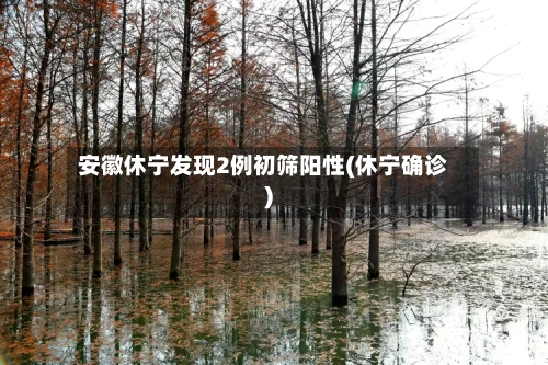 安徽休宁发现2例初筛阳性(休宁确诊)-第2张图片
