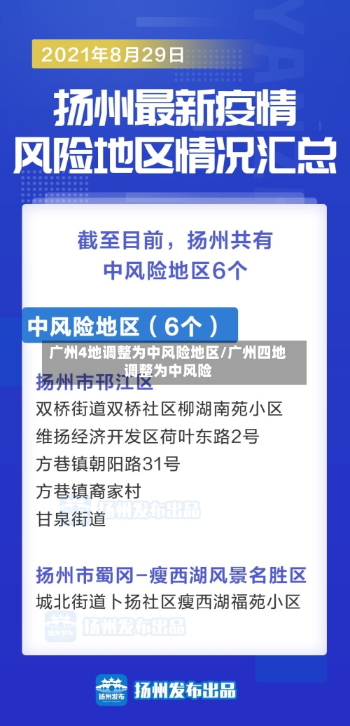 广州4地调整为中风险地区/广州四地调整为中风险
