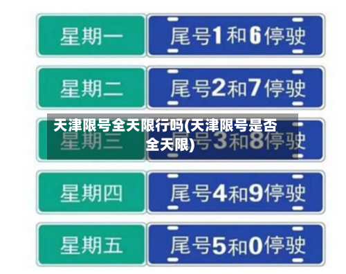 天津限号全天限行吗(天津限号是否全天限)