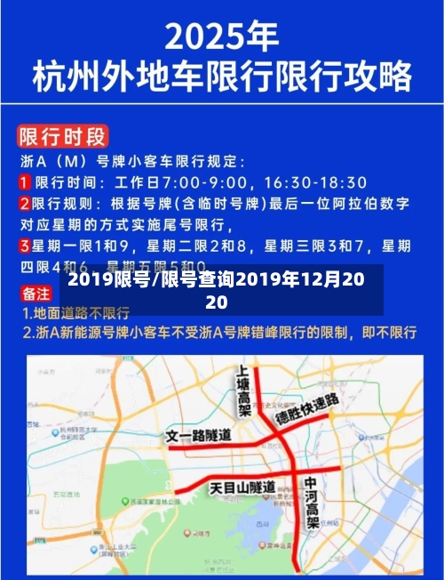 2019限号/限号查询2019年12月2020-第2张图片