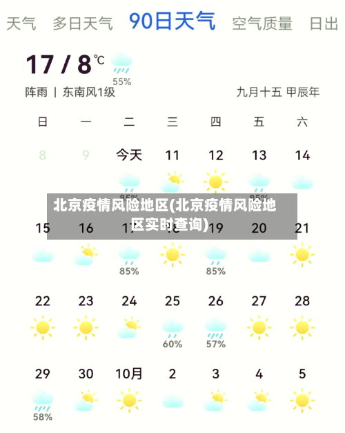 北京疫情风险地区(北京疫情风险地区实时查询)