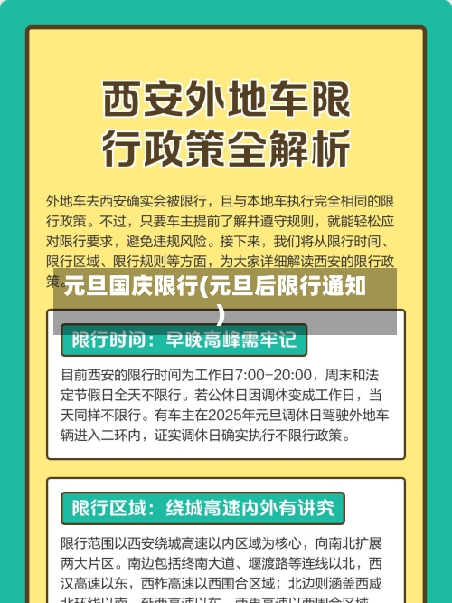 元旦国庆限行(元旦后限行通知)-第3张图片