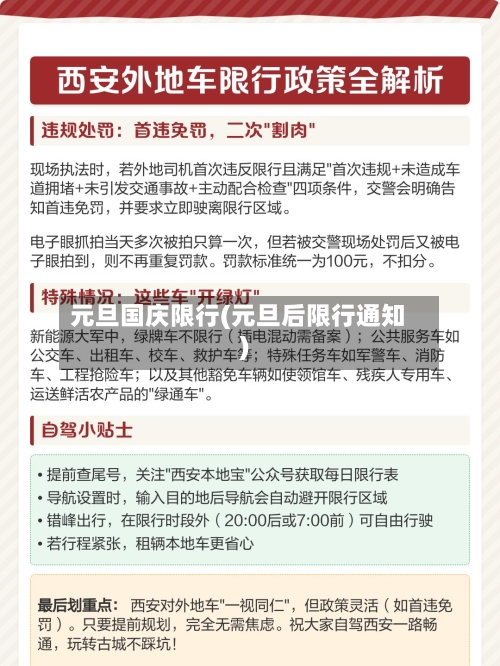 元旦国庆限行(元旦后限行通知)-第2张图片