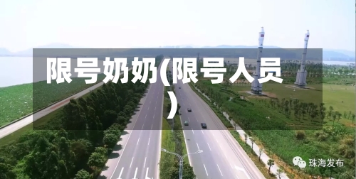 限号奶奶(限号人员)