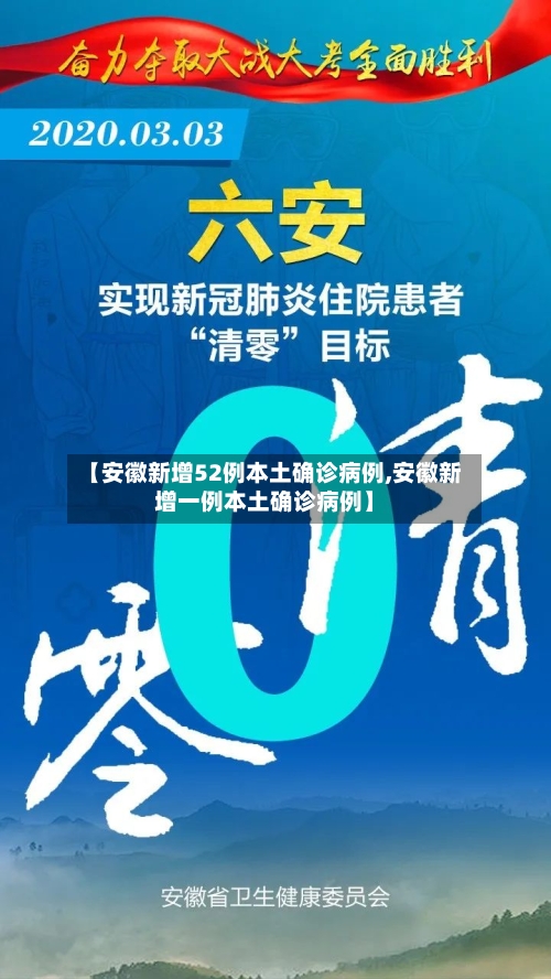 【安徽新增52例本土确诊病例,安徽新增一例本土确诊病例】-第3张图片