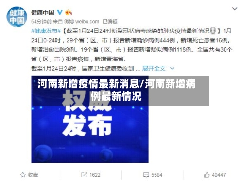 河南新增疫情最新消息/河南新增病例最新情况-第3张图片