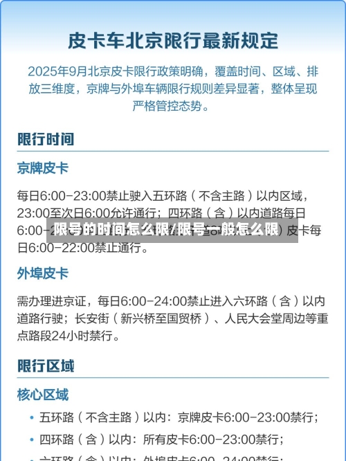 限号的时间怎么限/限号一般怎么限-第3张图片