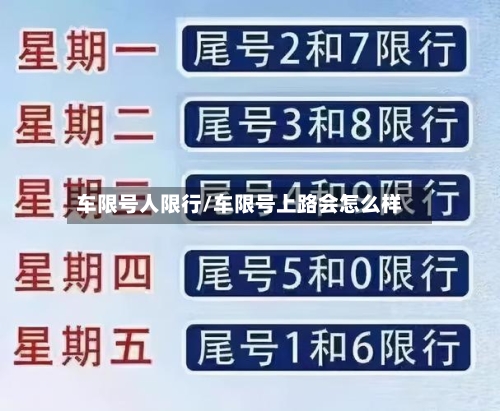 车限号人限行/车限号上路会怎么样-第2张图片