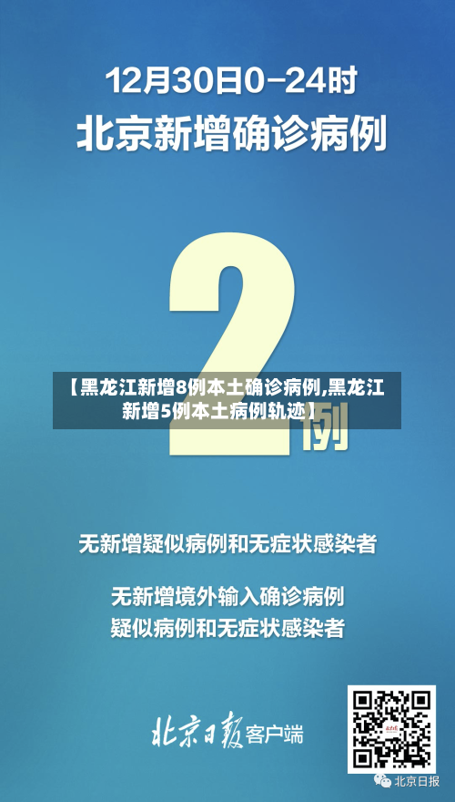 【黑龙江新增8例本土确诊病例,黑龙江新增5例本土病例轨迹】-第3张图片