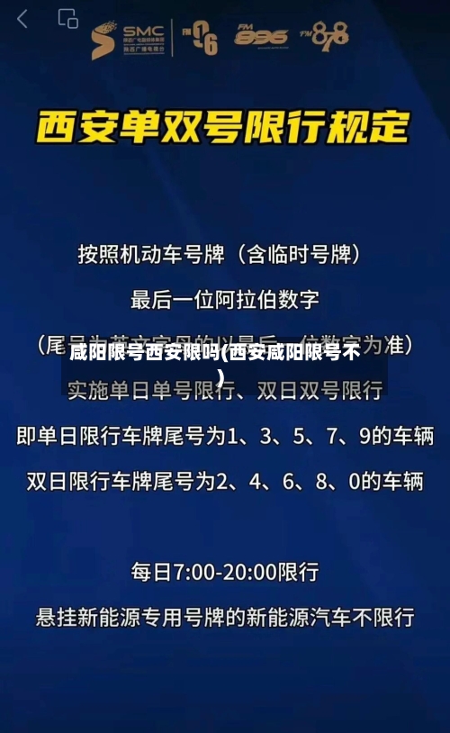 咸阳限号西安限吗(西安咸阳限号不)