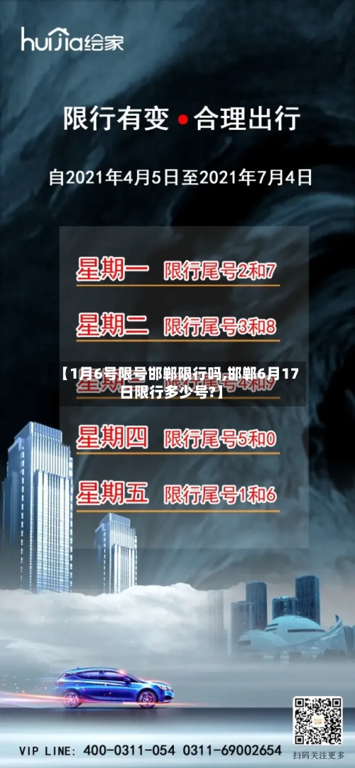 【1月6号限号邯郸限行吗,邯郸6月17日限行多少号?】-第2张图片