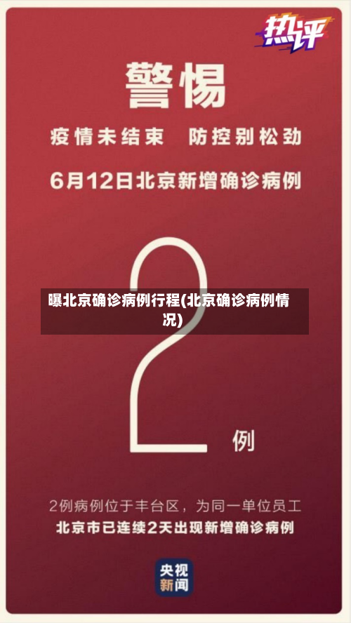 曝北京确诊病例行程(北京确诊病例情况)-第2张图片